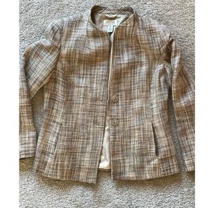 Talbots woven jacket